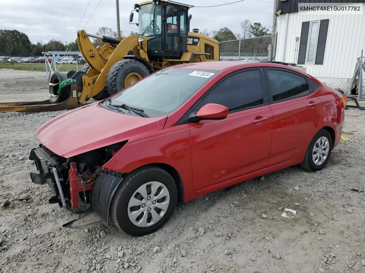 2016 Hyundai Accent Se VIN: KMHCT4AE1GU017782 Lot: 77476634