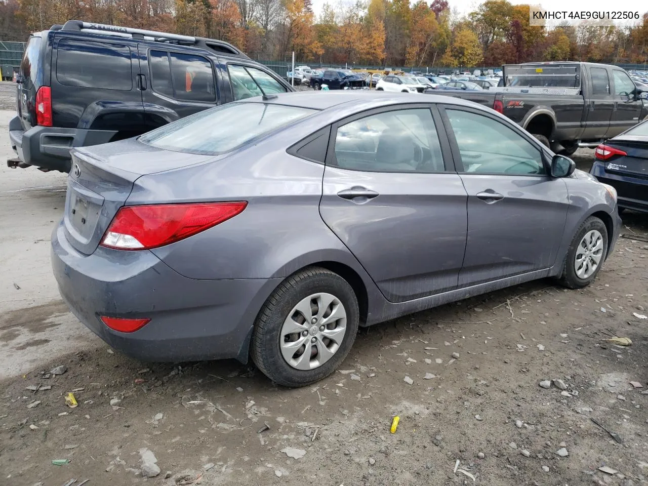 2016 Hyundai Accent Se VIN: KMHCT4AE9GU122506 Lot: 77514144