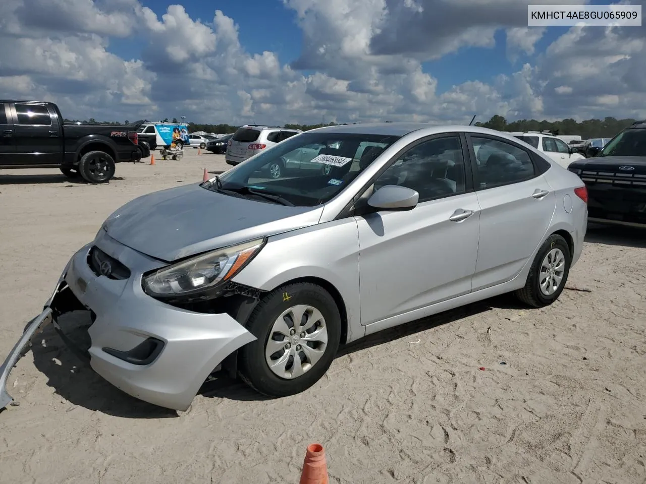 2016 Hyundai Accent Se VIN: KMHCT4AE8GU065909 Lot: 78046884