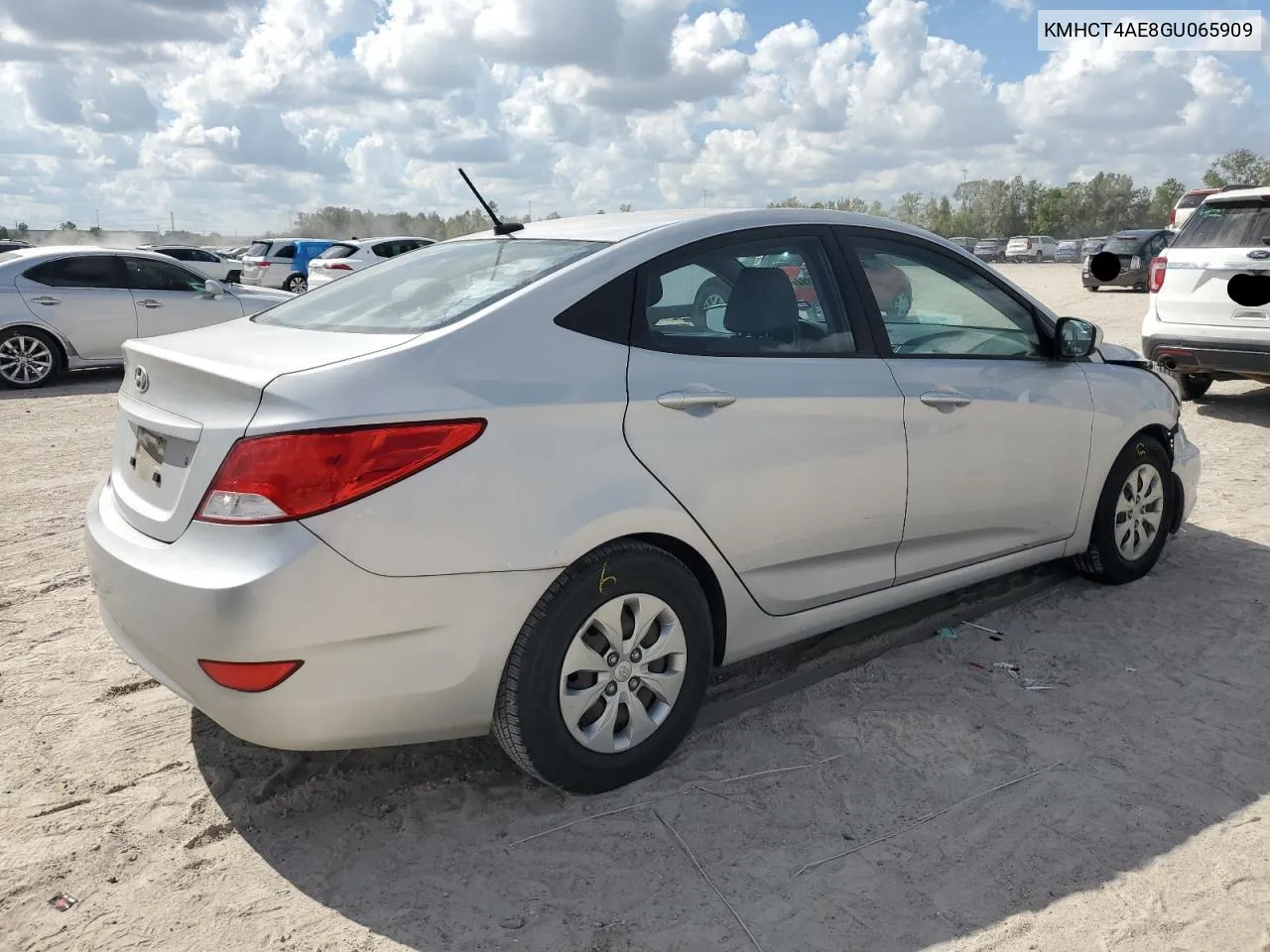 2016 Hyundai Accent Se VIN: KMHCT4AE8GU065909 Lot: 78046884