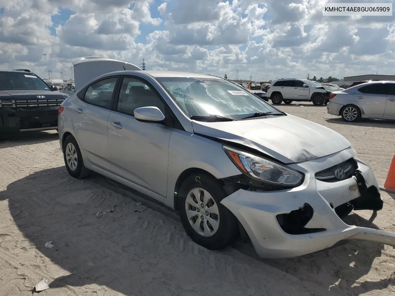 2016 Hyundai Accent Se VIN: KMHCT4AE8GU065909 Lot: 78046884