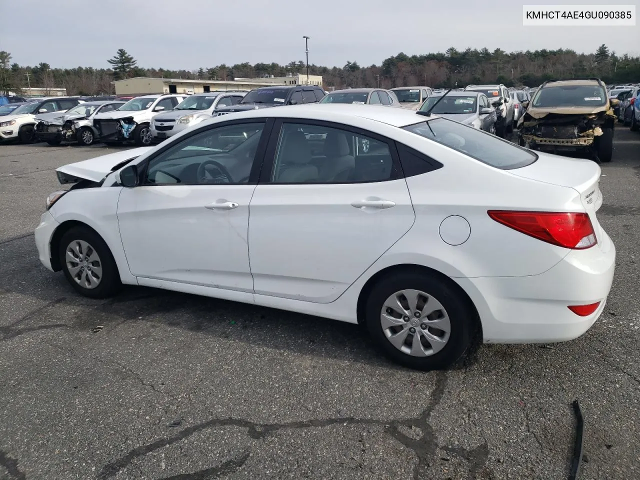 2016 Hyundai Accent Se VIN: KMHCT4AE4GU090385 Lot: 78174833