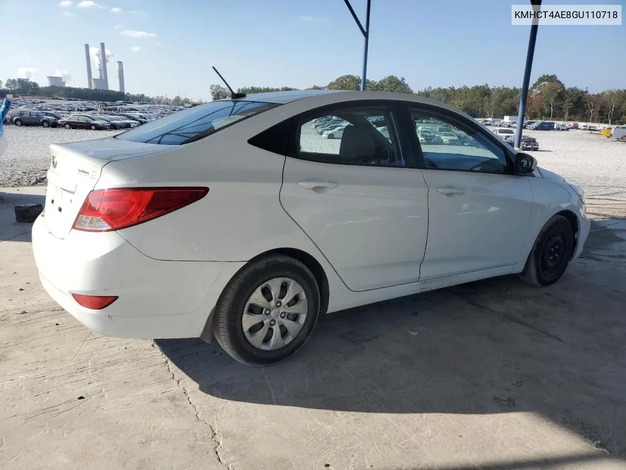 2016 Hyundai Accent Se VIN: KMHCT4AE8GU110718 Lot: 78254514