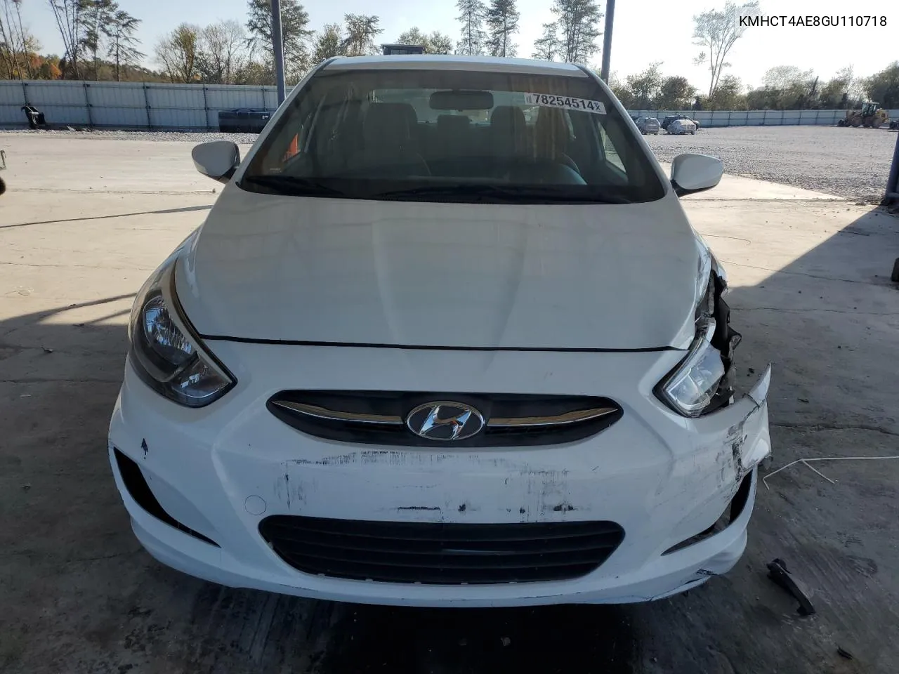 2016 Hyundai Accent Se VIN: KMHCT4AE8GU110718 Lot: 78254514