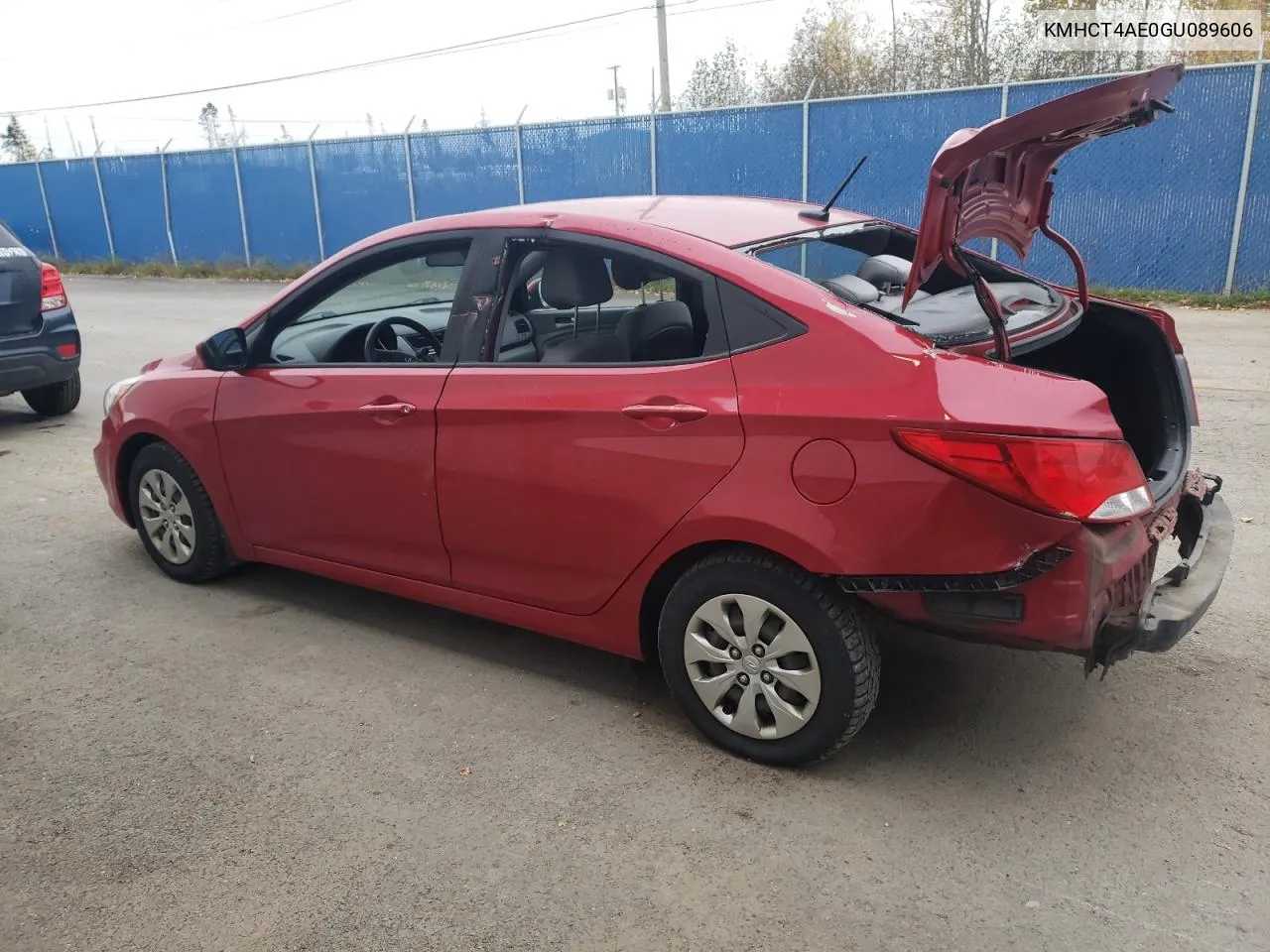 2016 Hyundai Accent Se VIN: KMHCT4AE0GU089606 Lot: 78474704