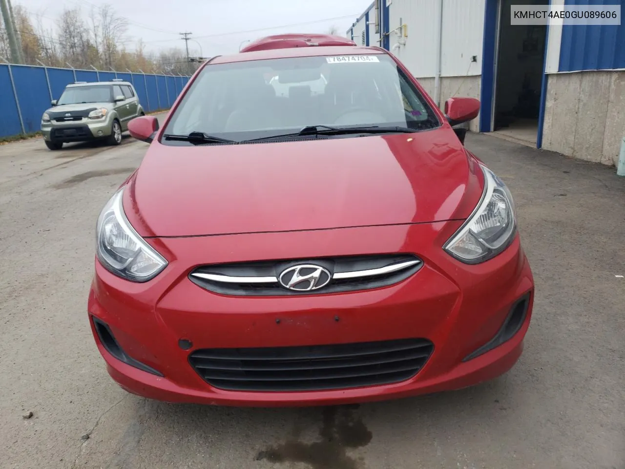 2016 Hyundai Accent Se VIN: KMHCT4AE0GU089606 Lot: 78474704