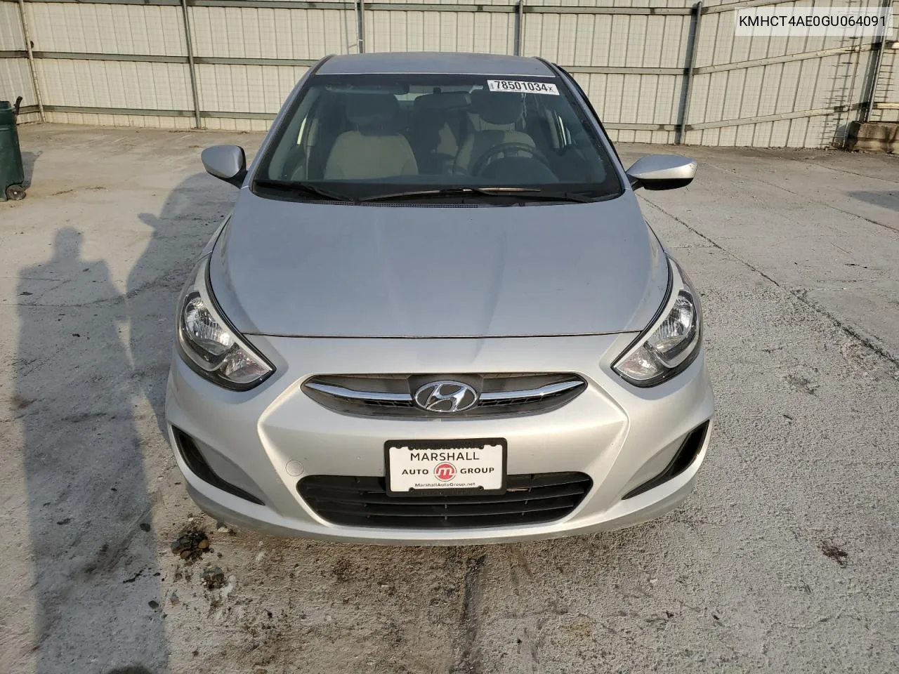 2016 Hyundai Accent Se VIN: KMHCT4AE0GU064091 Lot: 78501034