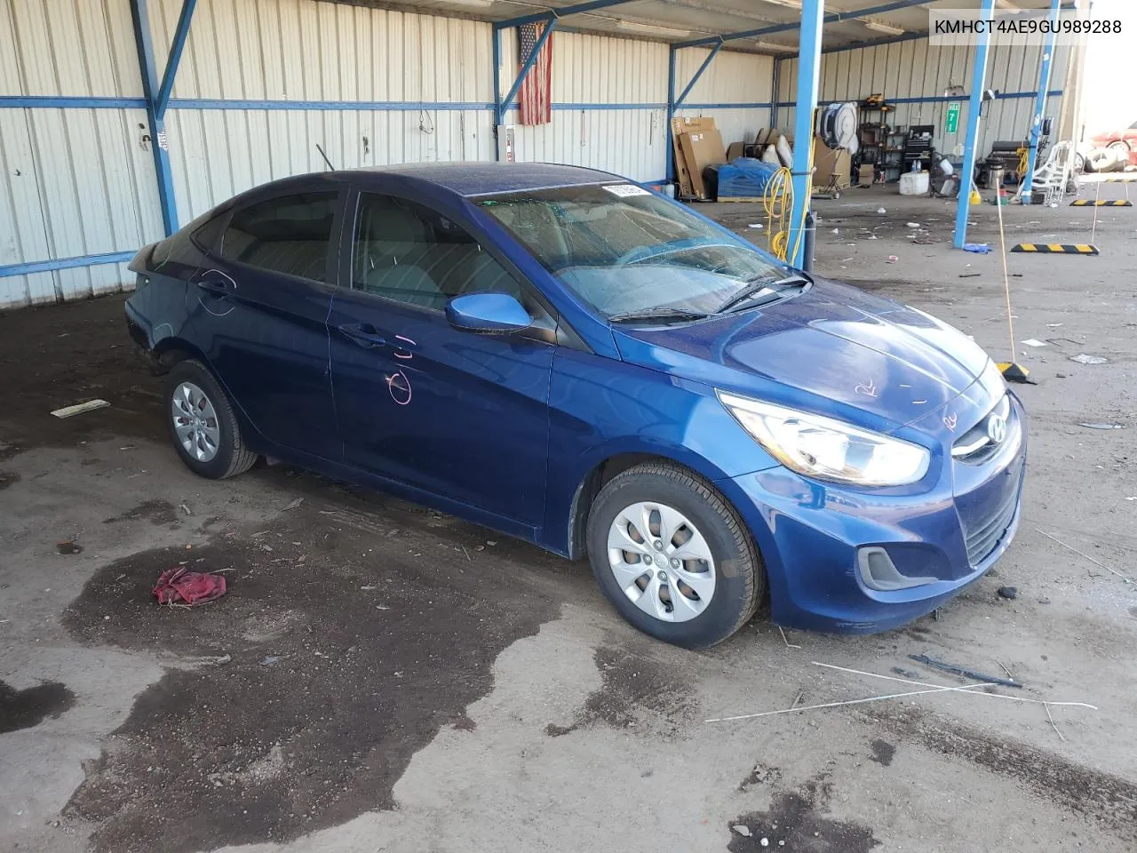 2016 Hyundai Accent Se VIN: KMHCT4AE9GU989288 Lot: 78726964