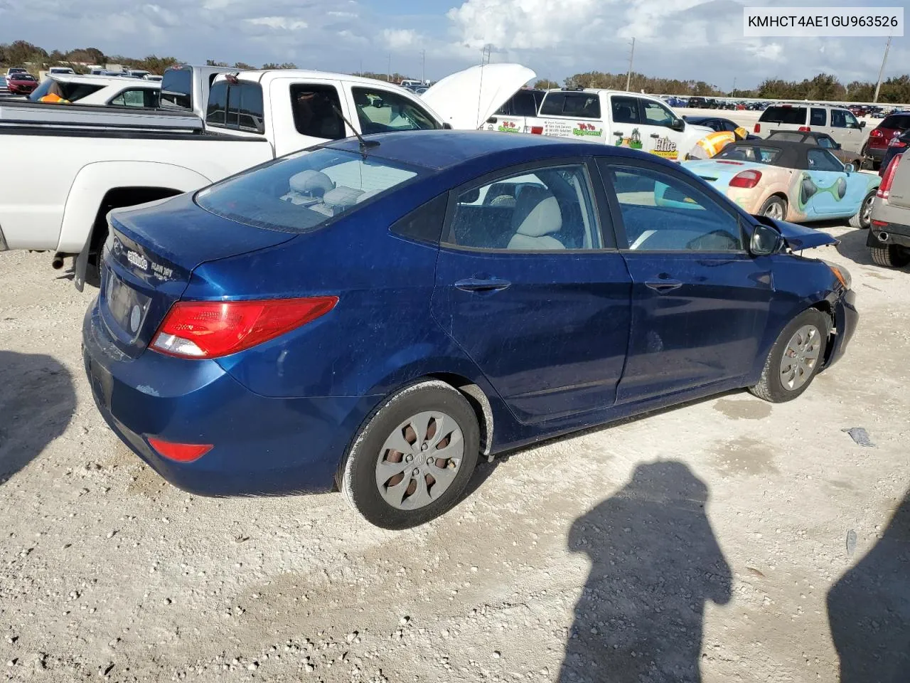 2016 Hyundai Accent Se VIN: KMHCT4AE1GU963526 Lot: 78733644