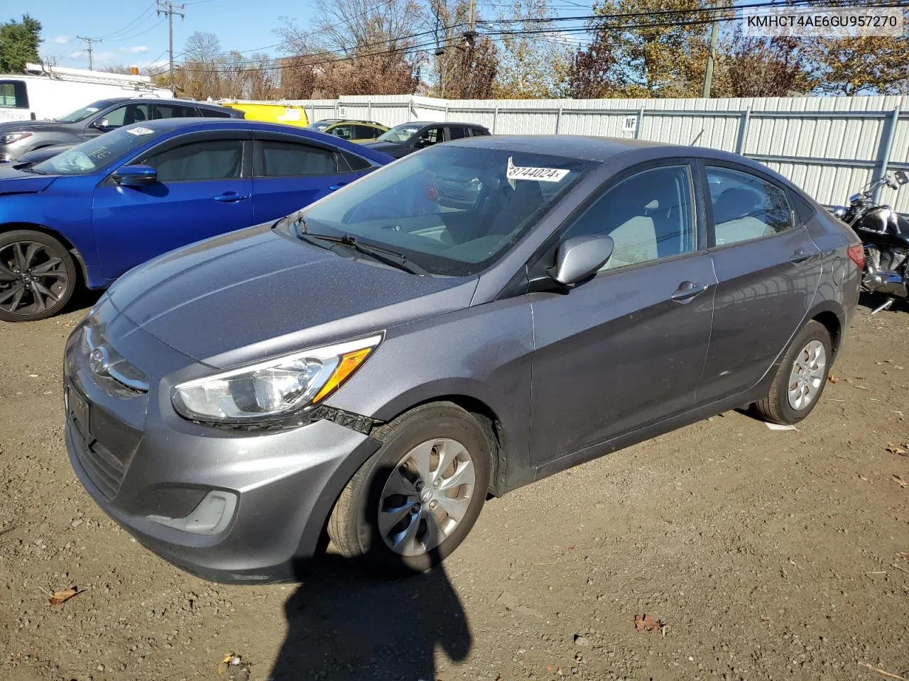 2016 Hyundai Accent Se VIN: KMHCT4AE6GU957270 Lot: 78744024