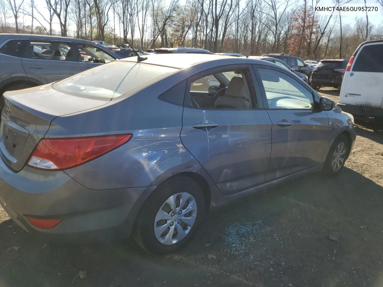 2016 Hyundai Accent Se VIN: KMHCT4AE6GU957270 Lot: 78744024