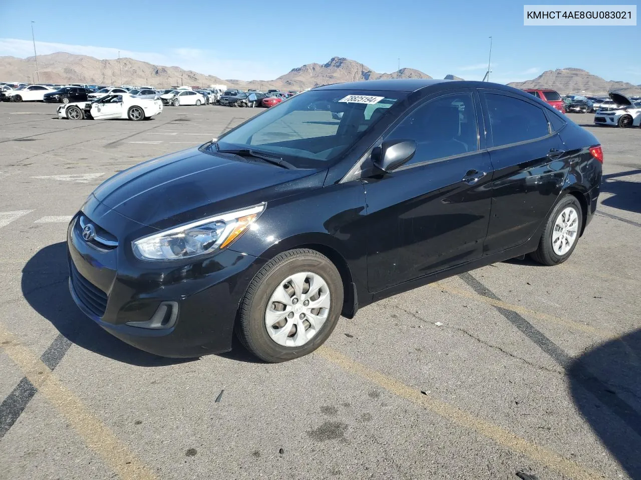 2016 Hyundai Accent Se VIN: KMHCT4AE8GU083021 Lot: 78825194