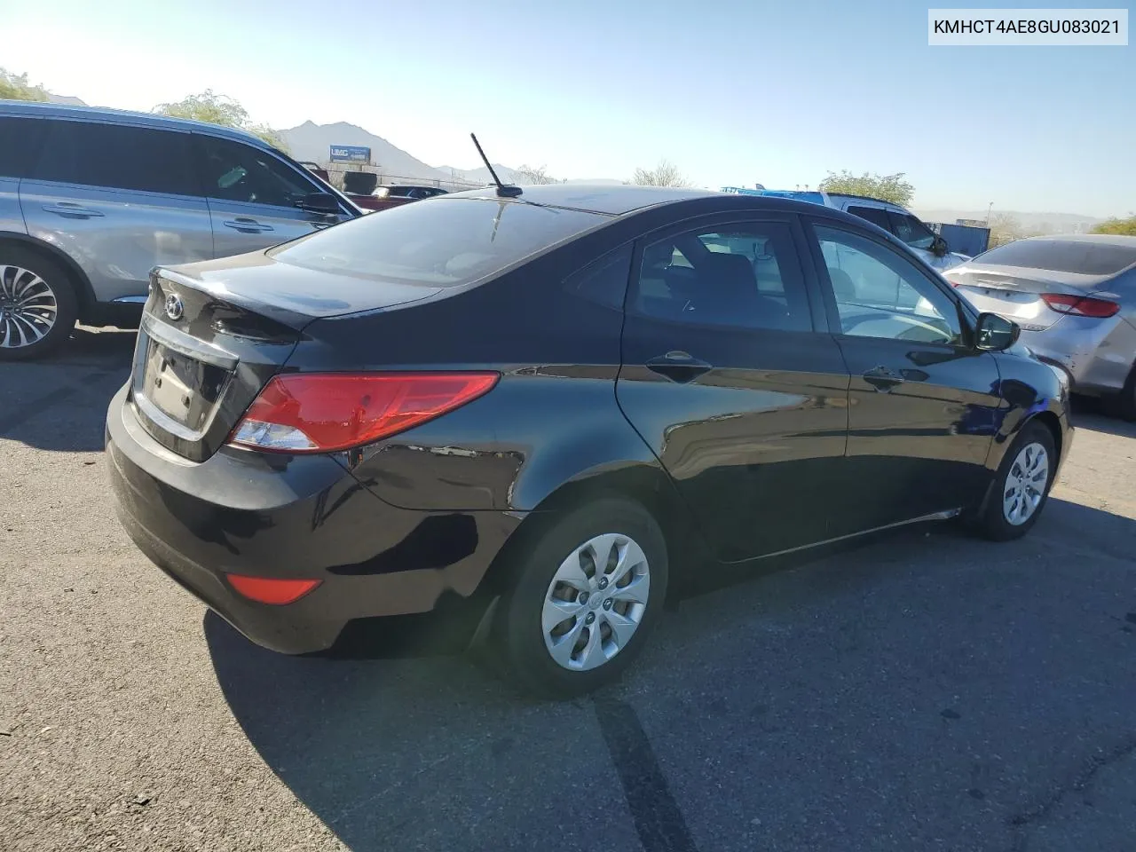 2016 Hyundai Accent Se VIN: KMHCT4AE8GU083021 Lot: 78825194