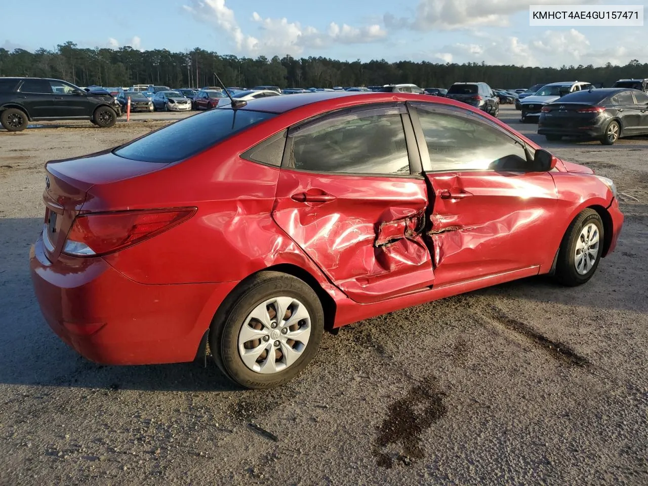 2016 Hyundai Accent Se VIN: KMHCT4AE4GU157471 Lot: 78998314