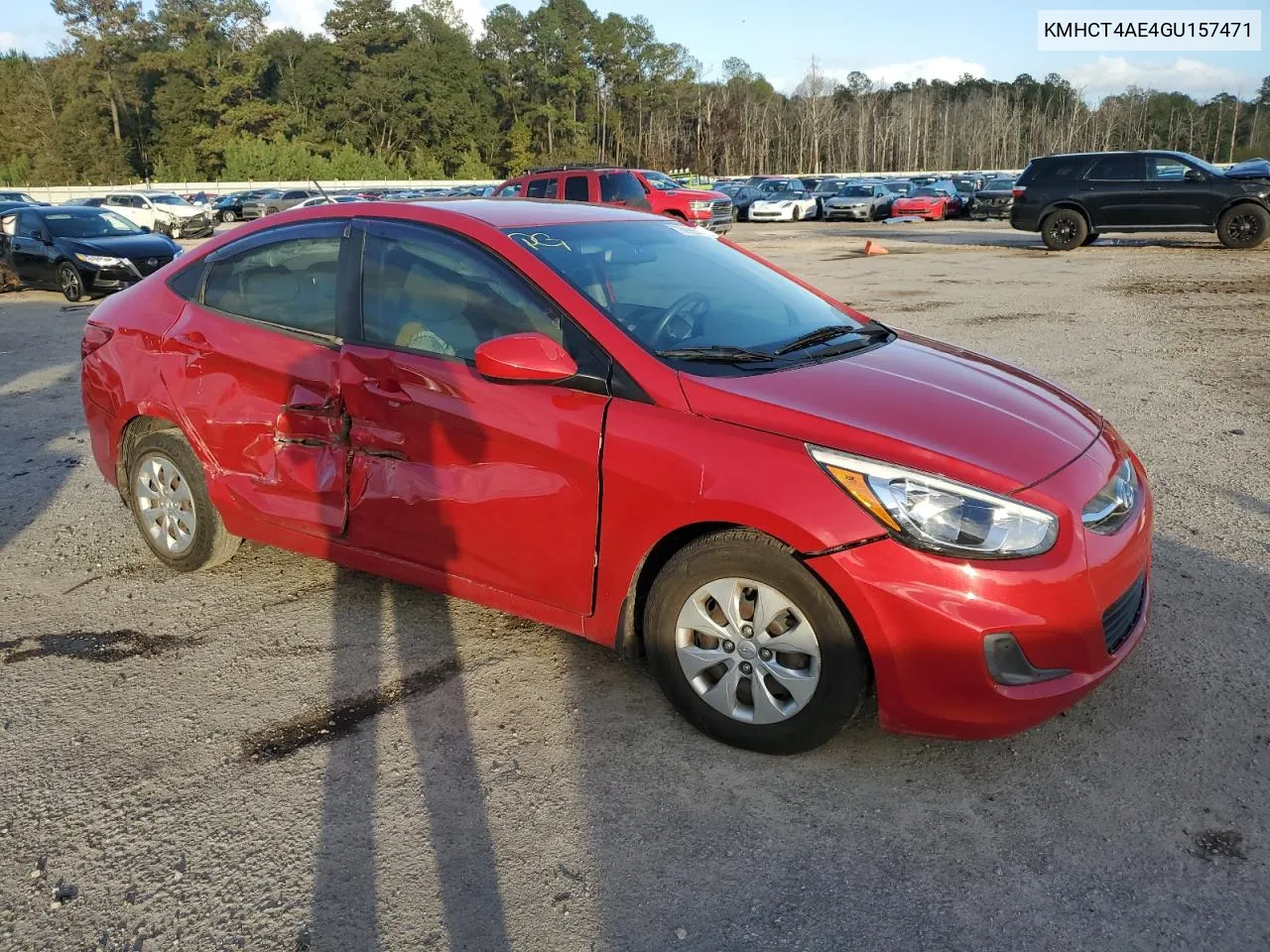 2016 Hyundai Accent Se VIN: KMHCT4AE4GU157471 Lot: 78998314