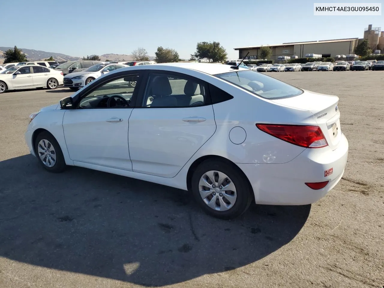 2016 Hyundai Accent Se VIN: KMHCT4AE3GU095450 Lot: 79304914