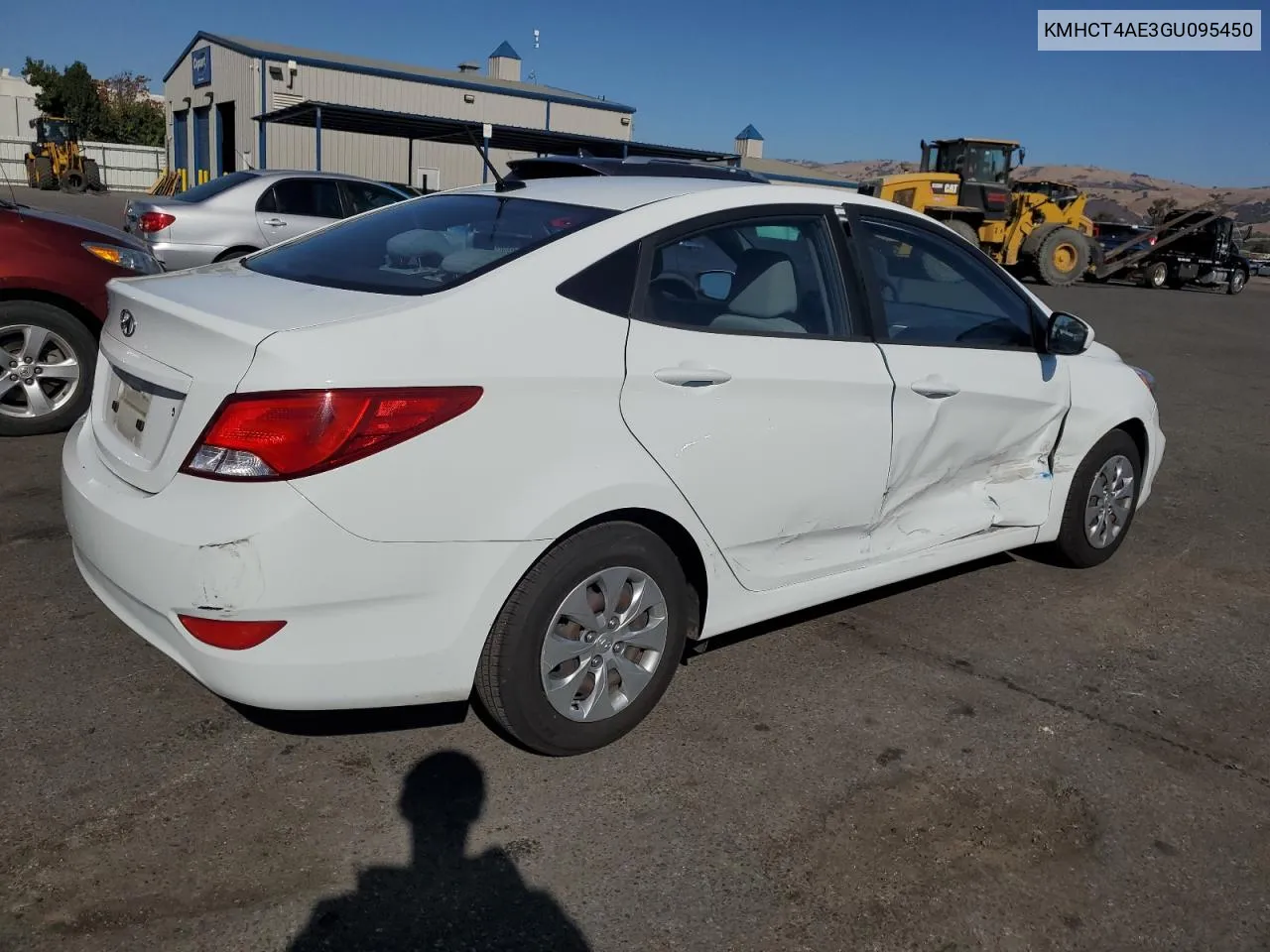 2016 Hyundai Accent Se VIN: KMHCT4AE3GU095450 Lot: 79304914