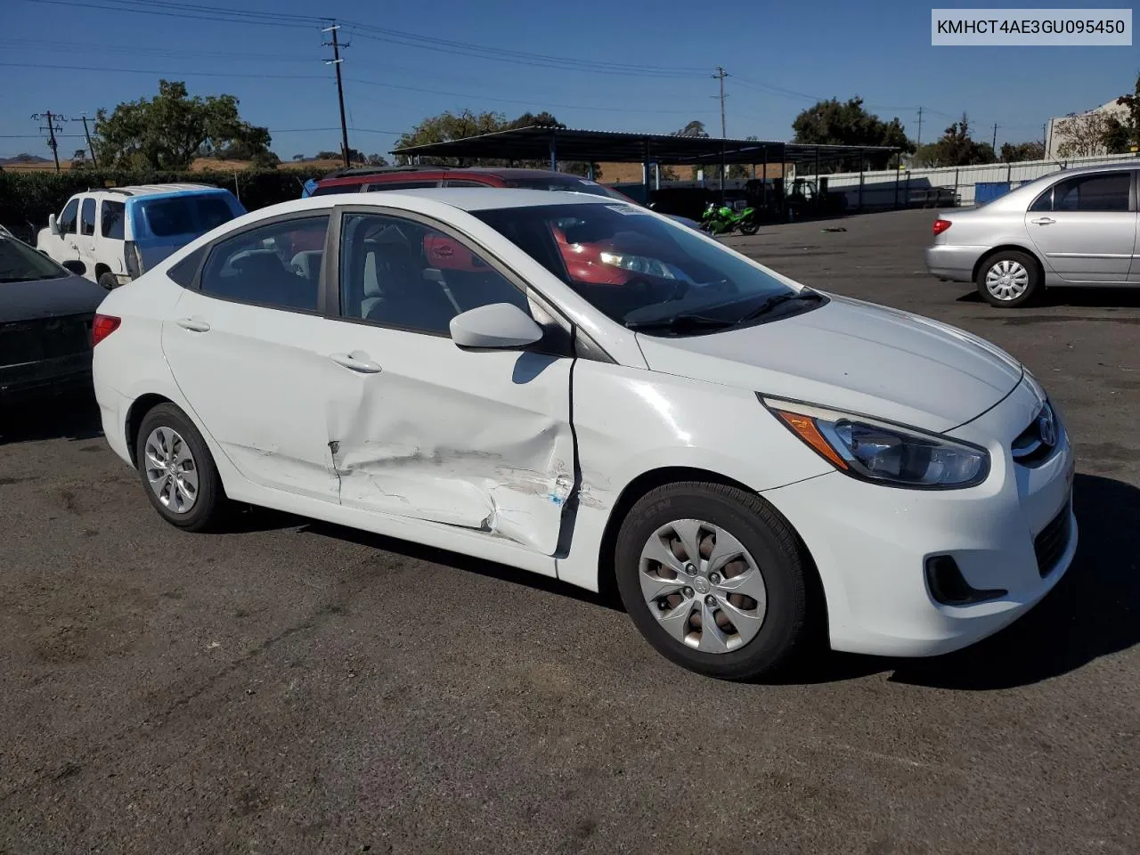 2016 Hyundai Accent Se VIN: KMHCT4AE3GU095450 Lot: 79304914