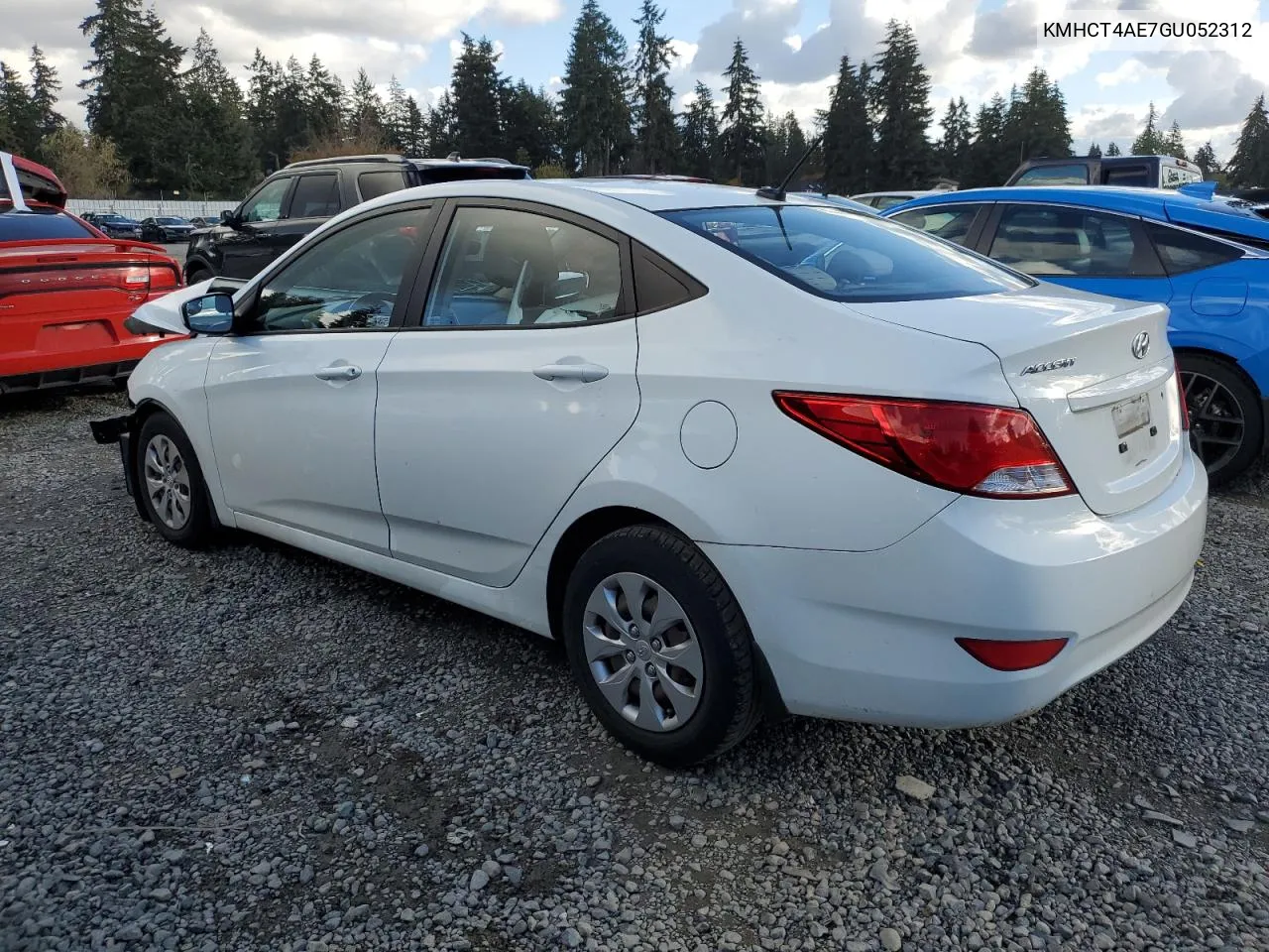 2016 Hyundai Accent Se VIN: KMHCT4AE7GU052312 Lot: 79365084