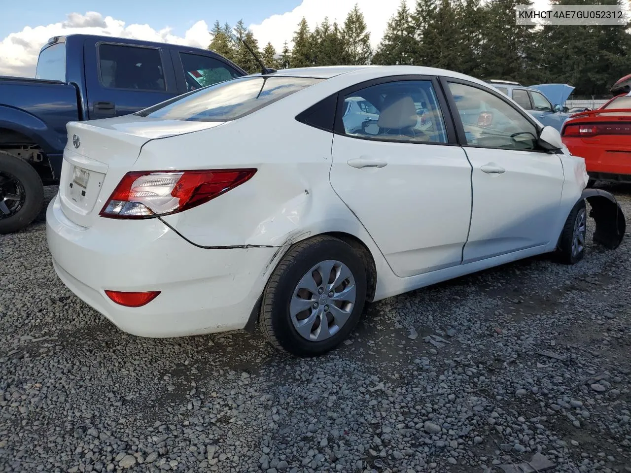 2016 Hyundai Accent Se VIN: KMHCT4AE7GU052312 Lot: 79365084