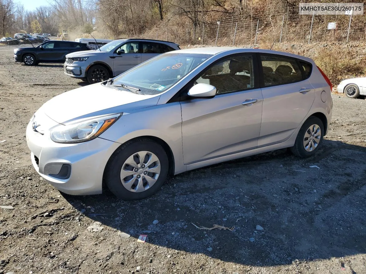 2016 Hyundai Accent Se VIN: KMHCT5AE3GU260175 Lot: 79398794