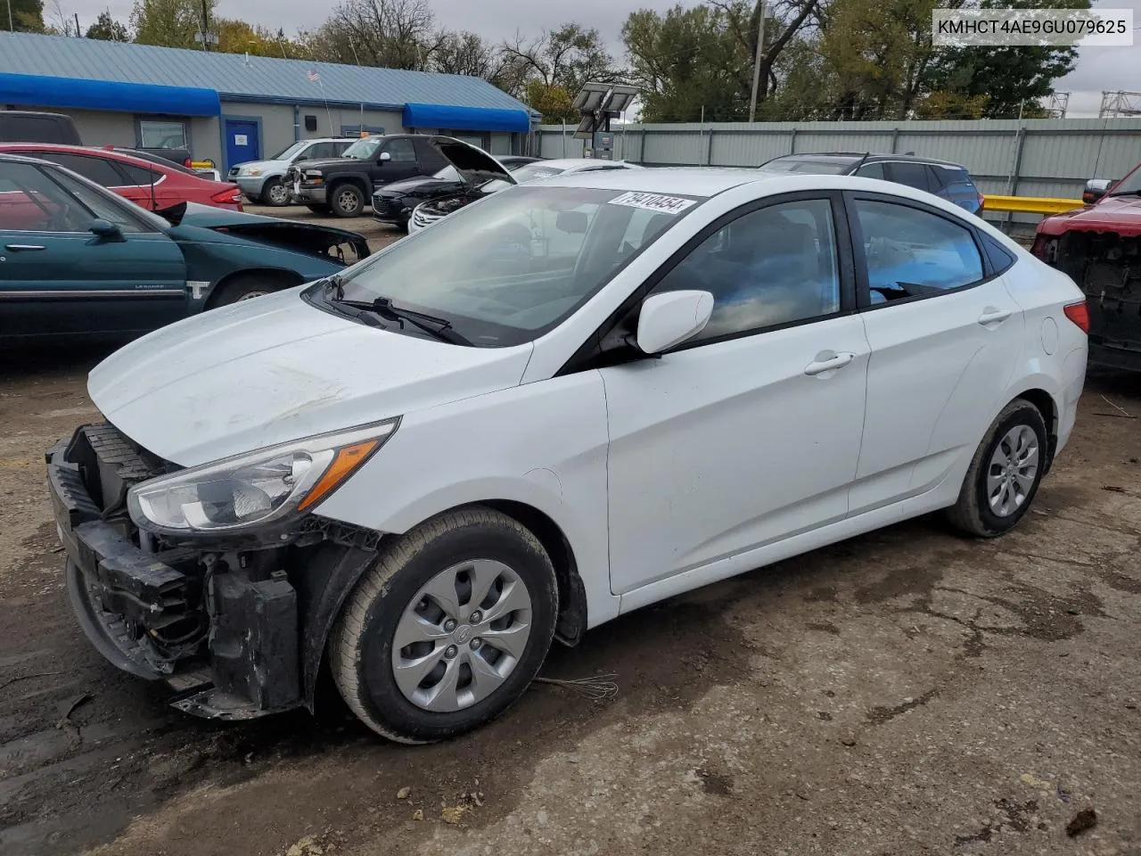 2016 Hyundai Accent Se VIN: KMHCT4AE9GU079625 Lot: 79410454