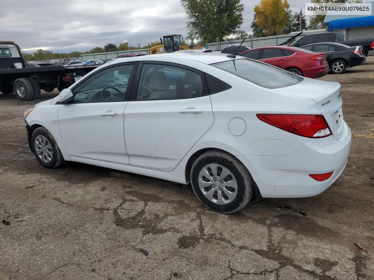 2016 Hyundai Accent Se VIN: KMHCT4AE9GU079625 Lot: 79410454