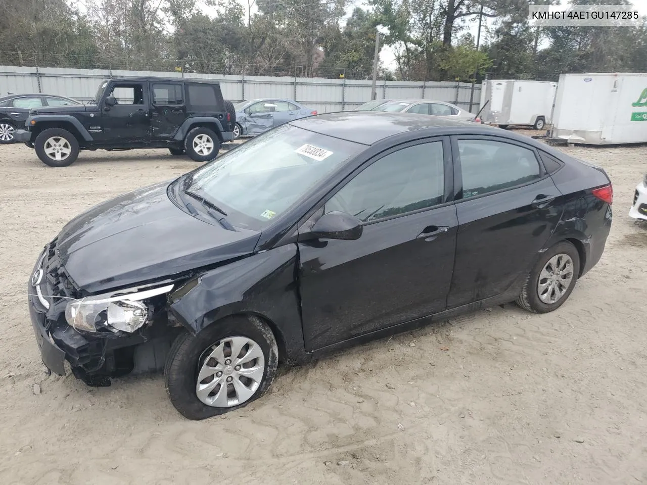 2016 Hyundai Accent Se VIN: KMHCT4AE1GU147285 Lot: 79538834