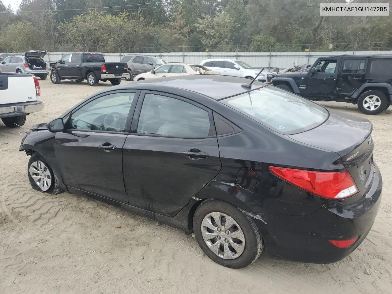 2016 Hyundai Accent Se VIN: KMHCT4AE1GU147285 Lot: 79538834