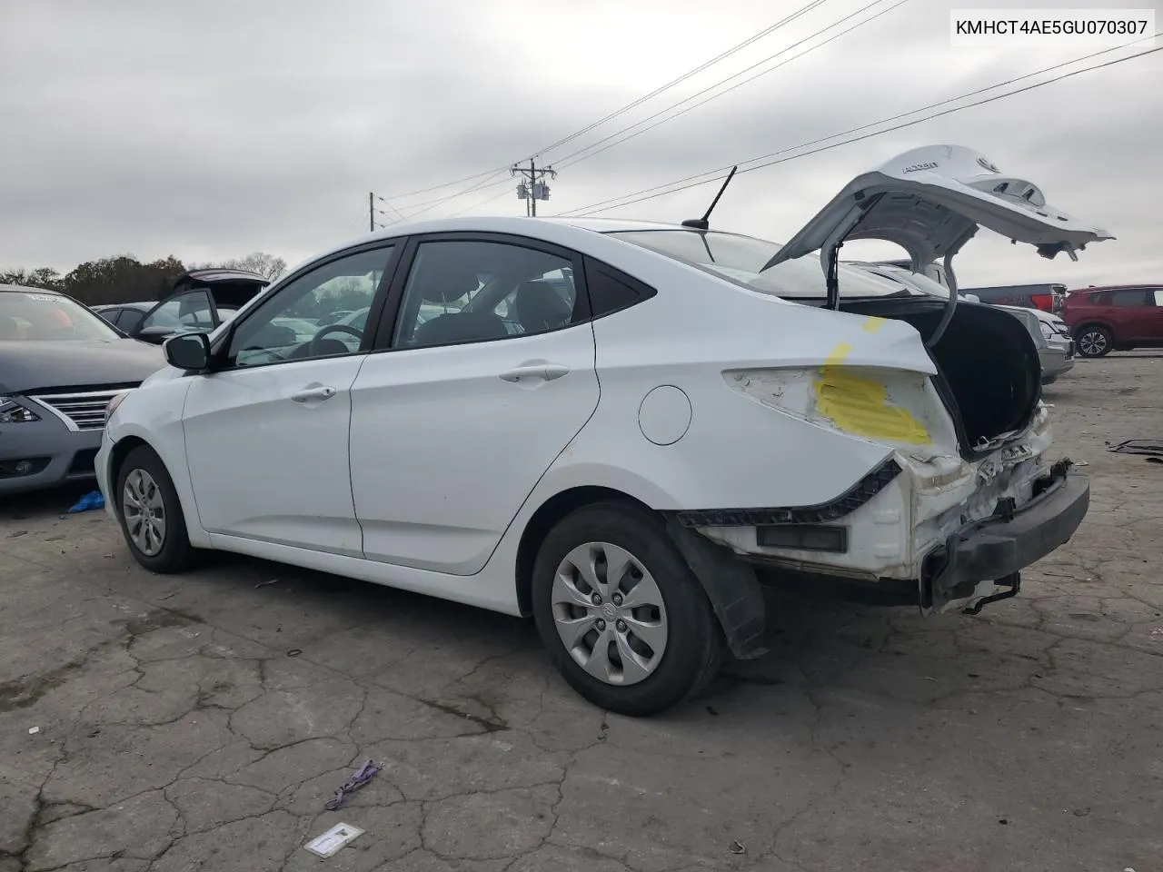 2016 Hyundai Accent Se VIN: KMHCT4AE5GU070307 Lot: 79577524