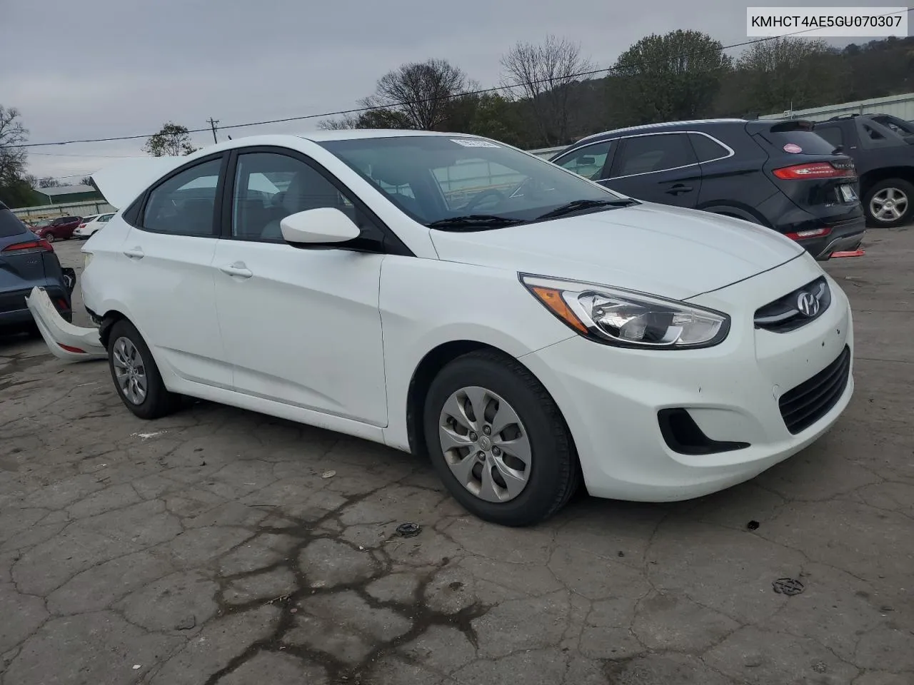 2016 Hyundai Accent Se VIN: KMHCT4AE5GU070307 Lot: 79577524