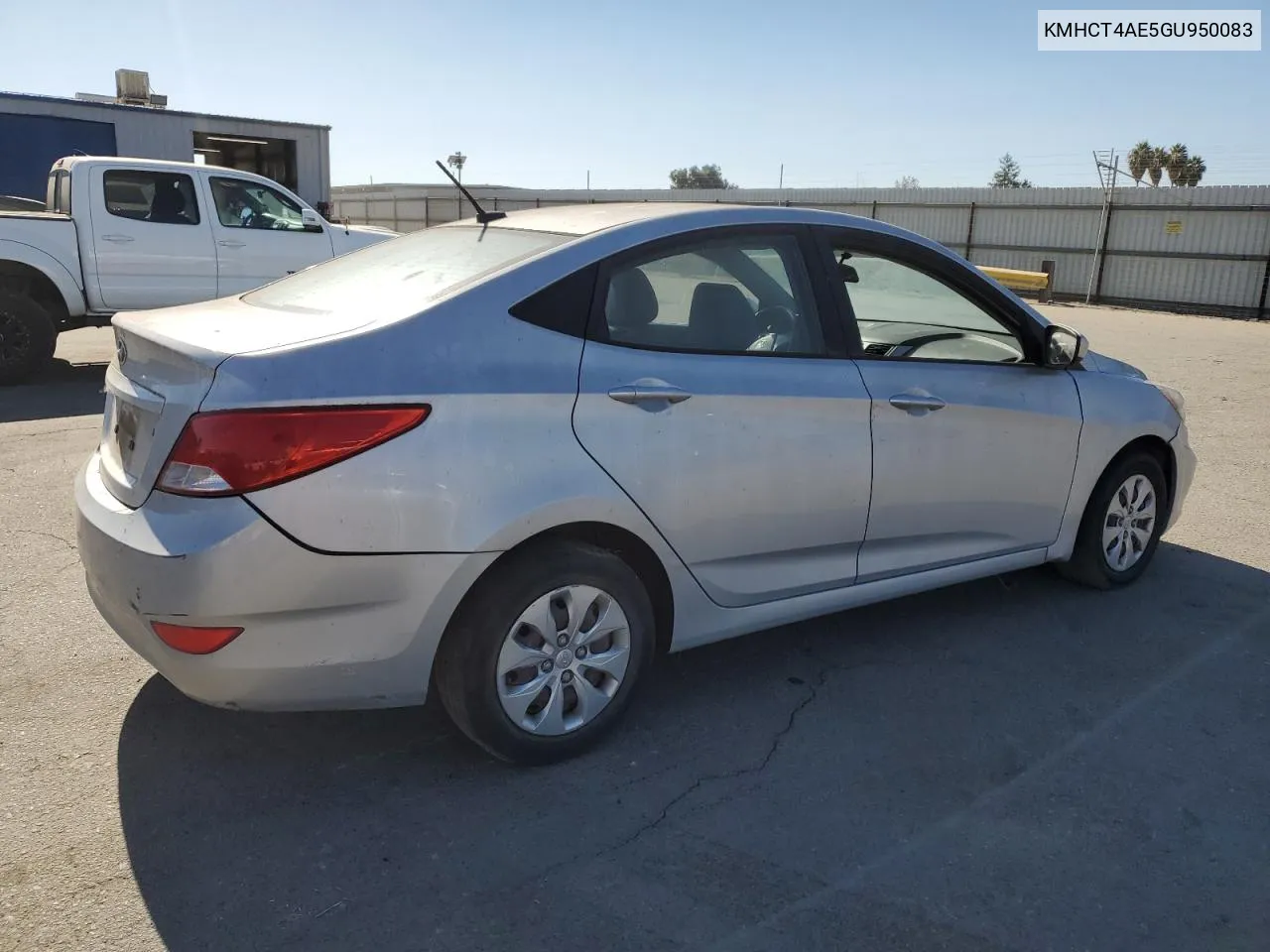 2016 Hyundai Accent Se VIN: KMHCT4AE5GU950083 Lot: 79579044