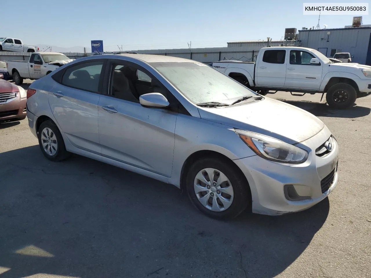 2016 Hyundai Accent Se VIN: KMHCT4AE5GU950083 Lot: 79579044