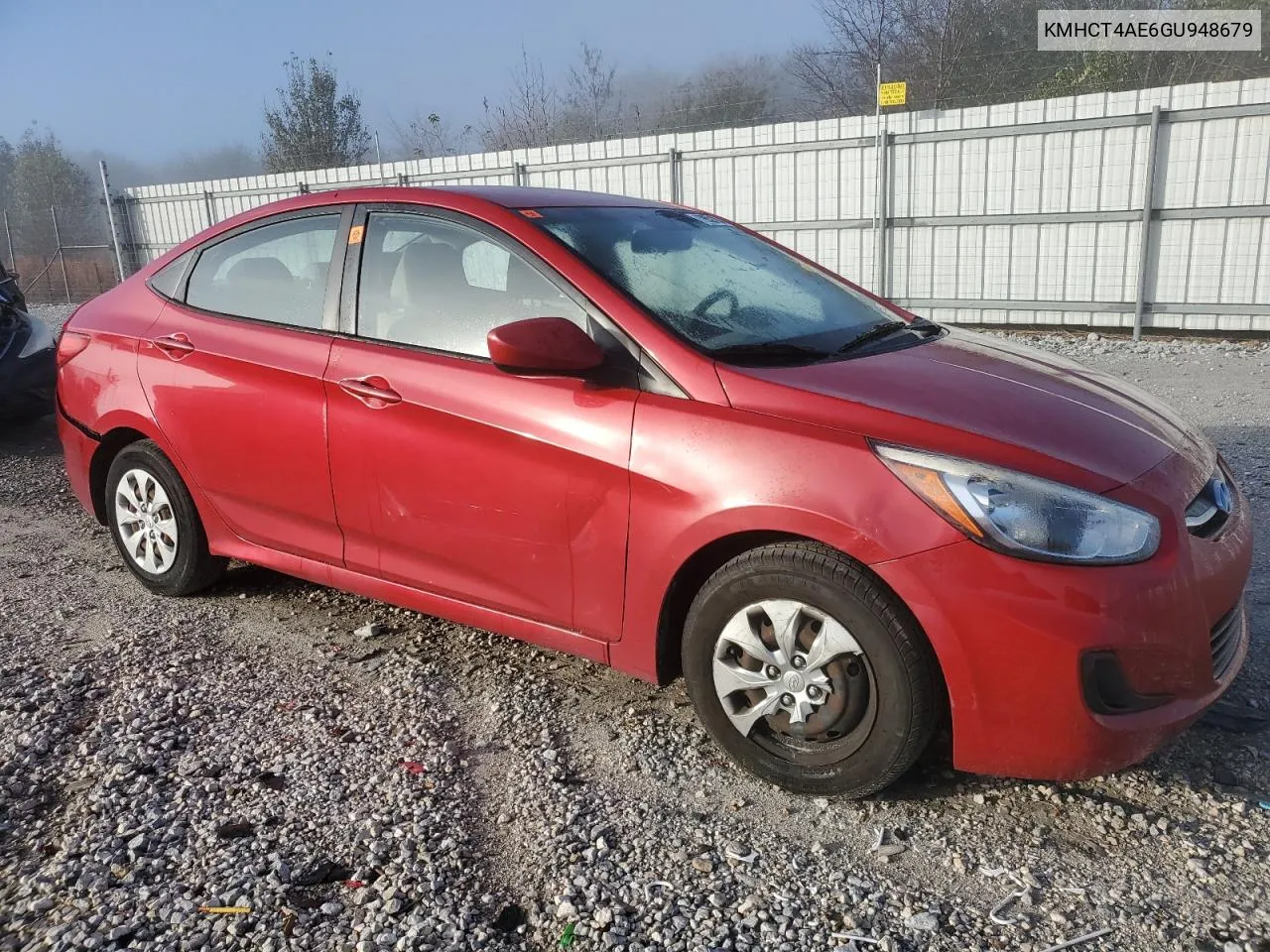 2016 Hyundai Accent Se VIN: KMHCT4AE6GU948679 Lot: 79852184