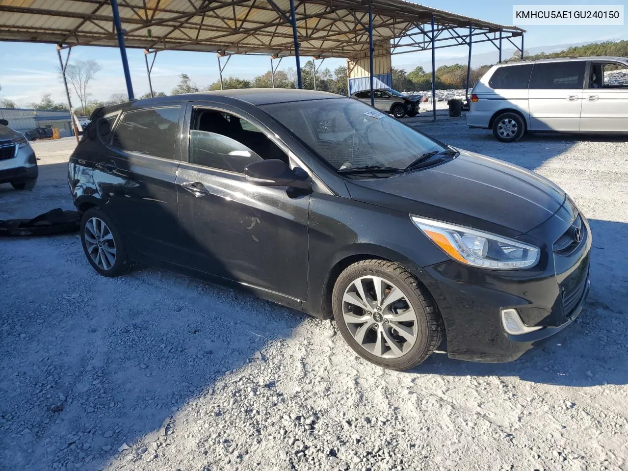 2016 Hyundai Accent Sport VIN: KMHCU5AE1GU240150 Lot: 79859284