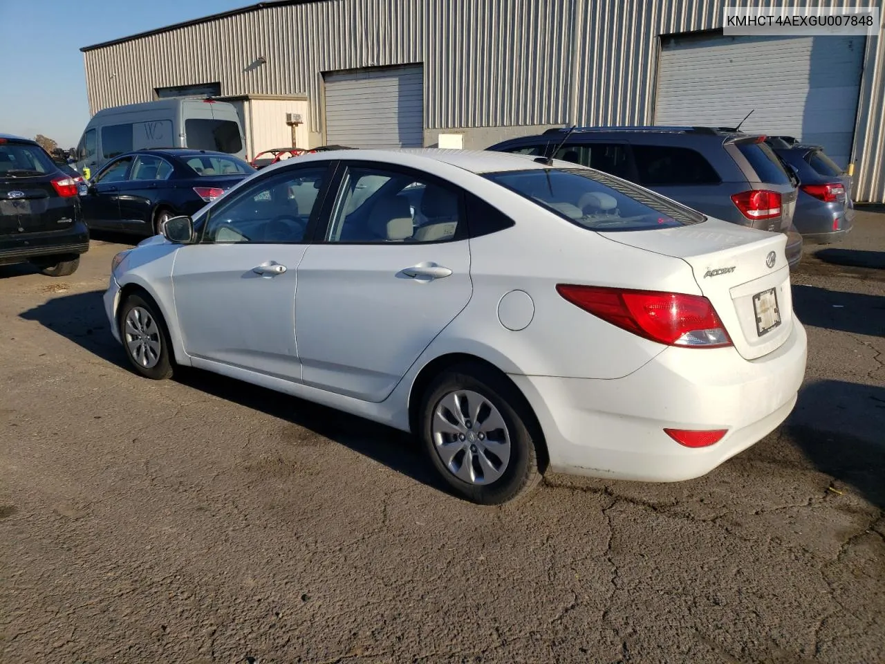 2016 Hyundai Accent Se VIN: KMHCT4AEXGU007848 Lot: 79893084