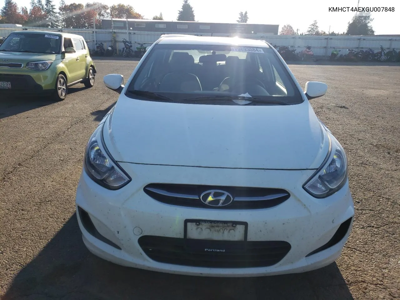 2016 Hyundai Accent Se VIN: KMHCT4AEXGU007848 Lot: 79893084