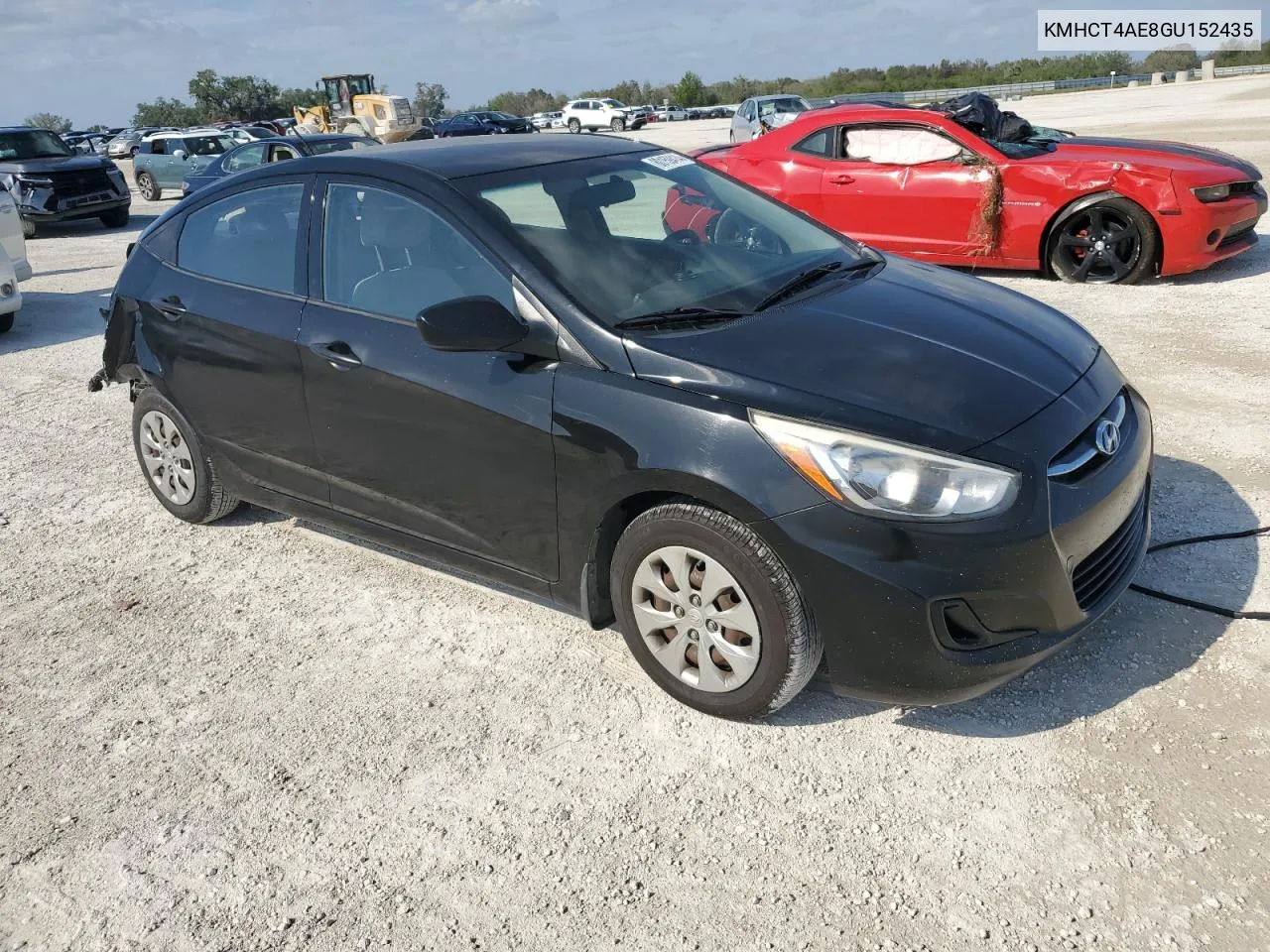 2016 Hyundai Accent Se VIN: KMHCT4AE8GU152435 Lot: 80159414