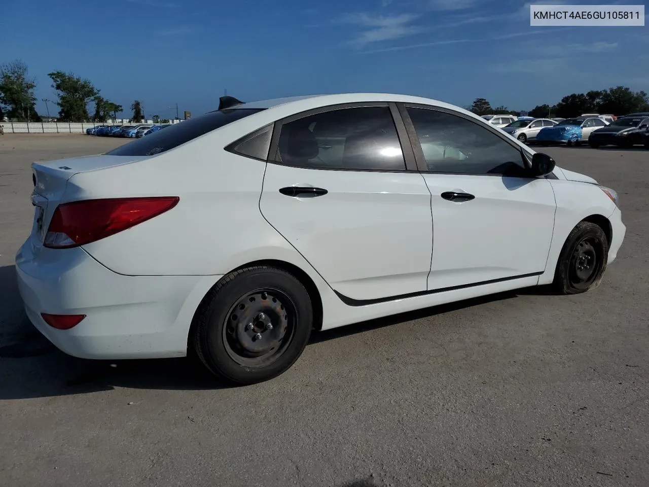 2016 Hyundai Accent Se VIN: KMHCT4AE6GU105811 Lot: 80269764