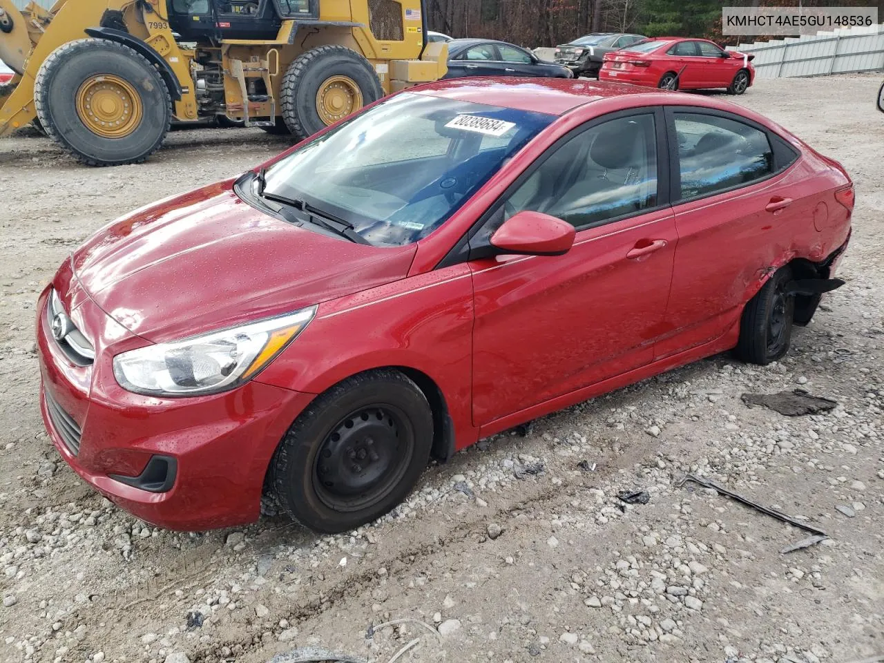 2016 Hyundai Accent Se VIN: KMHCT4AE5GU148536 Lot: 80389684