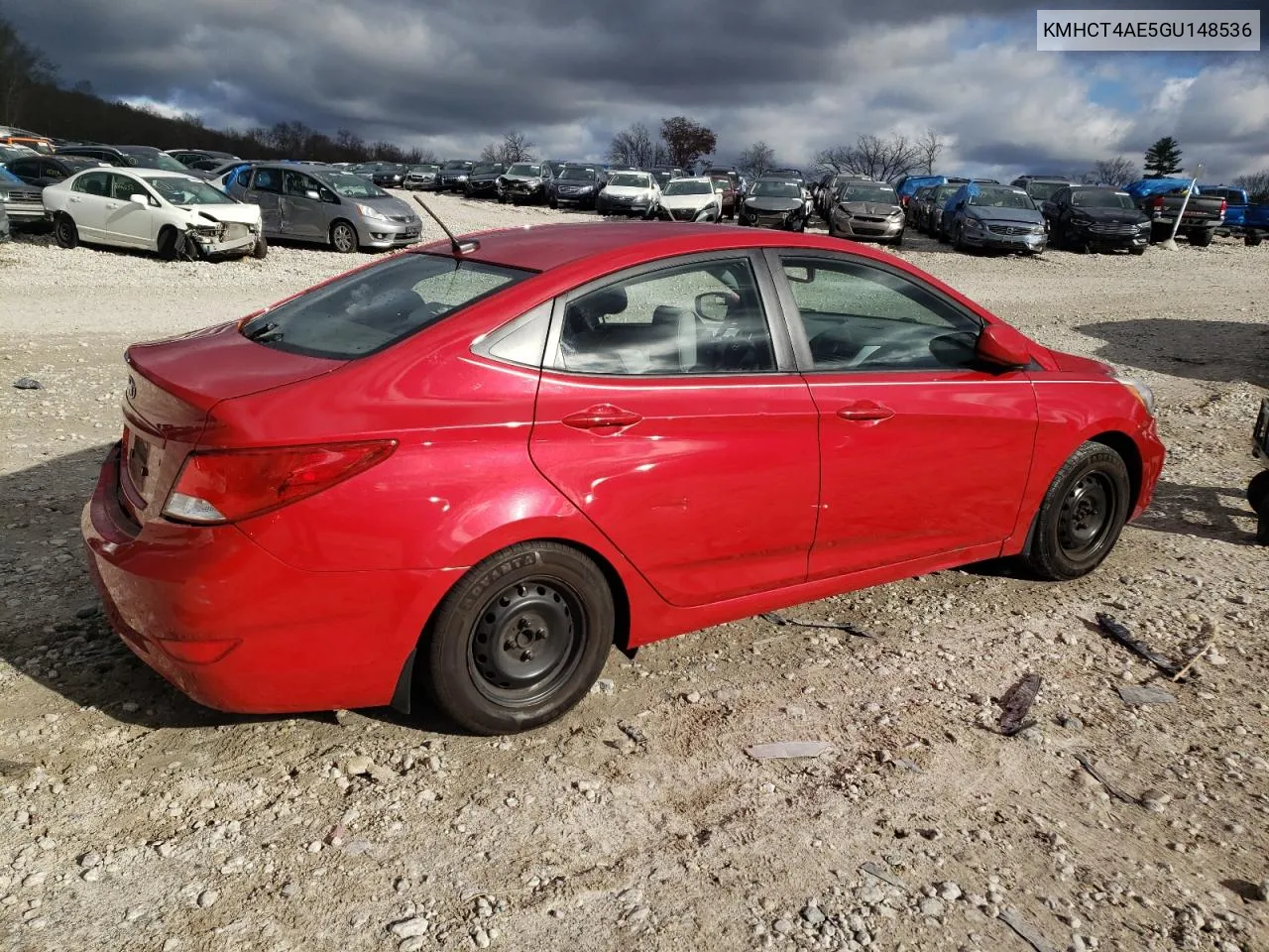 2016 Hyundai Accent Se VIN: KMHCT4AE5GU148536 Lot: 80389684