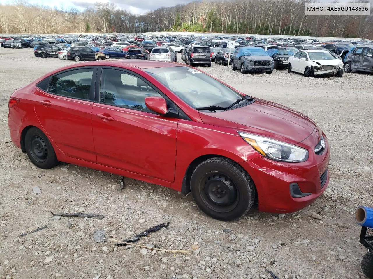 2016 Hyundai Accent Se VIN: KMHCT4AE5GU148536 Lot: 80389684