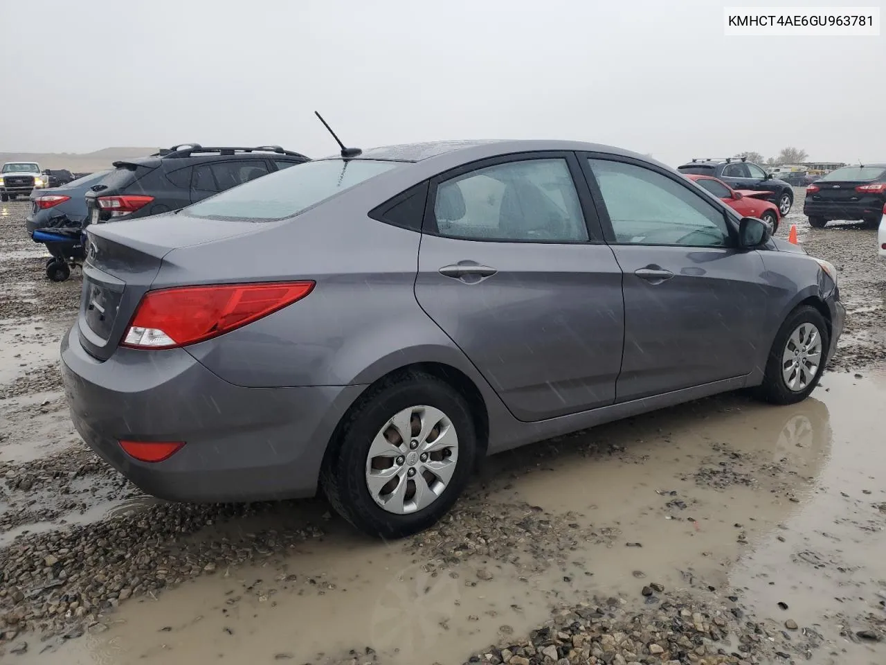 2016 Hyundai Accent Se VIN: KMHCT4AE6GU963781 Lot: 80390974