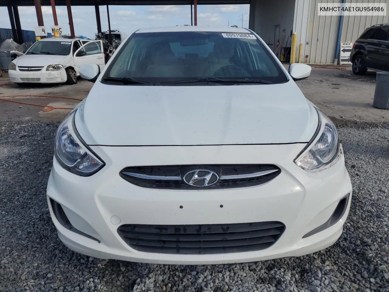 2016 Hyundai Accent Se VIN: KMHCT4AE1GU954986 Lot: 80979084