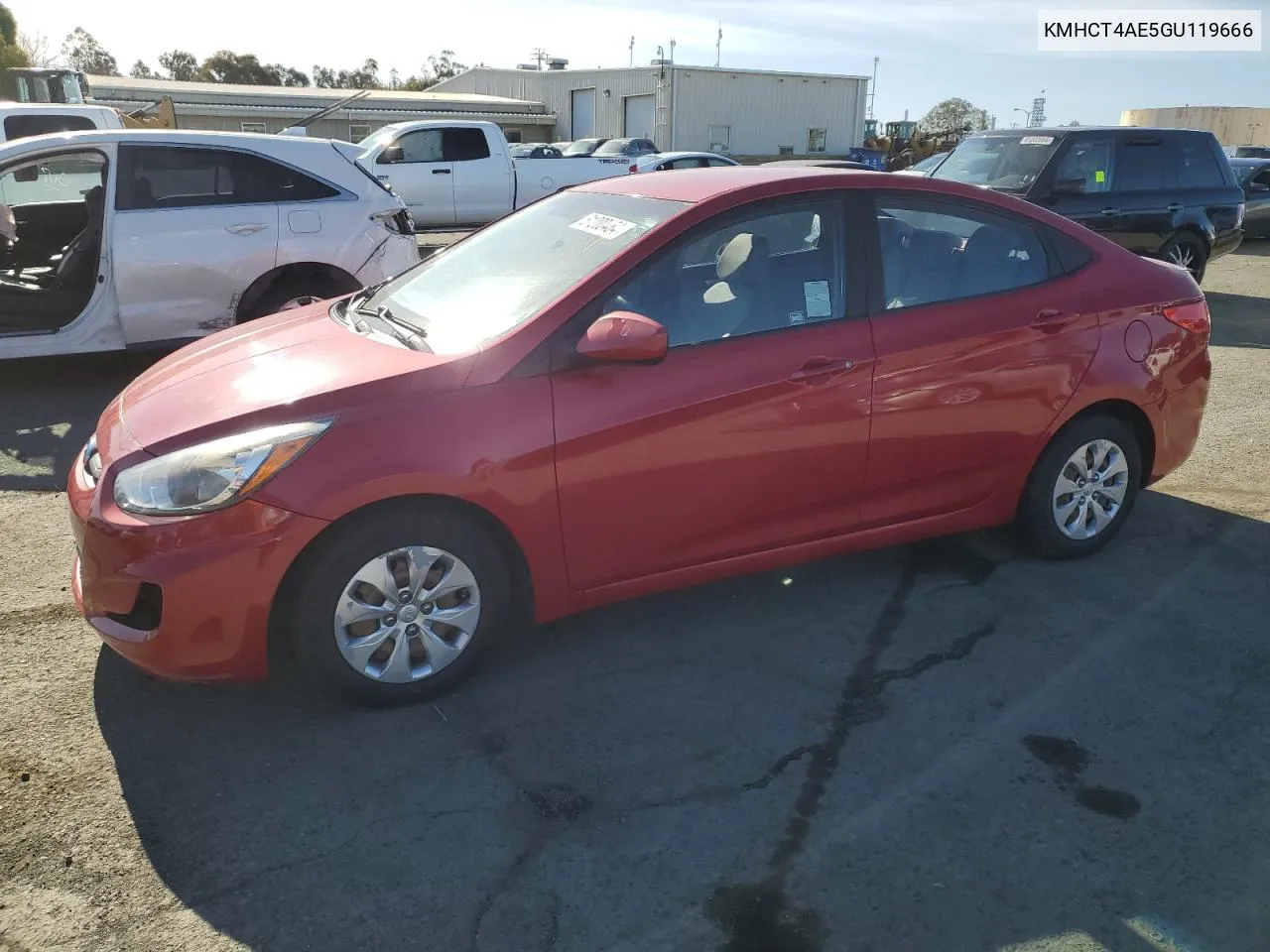 2016 Hyundai Accent Se VIN: KMHCT4AE5GU119666 Lot: 81200484