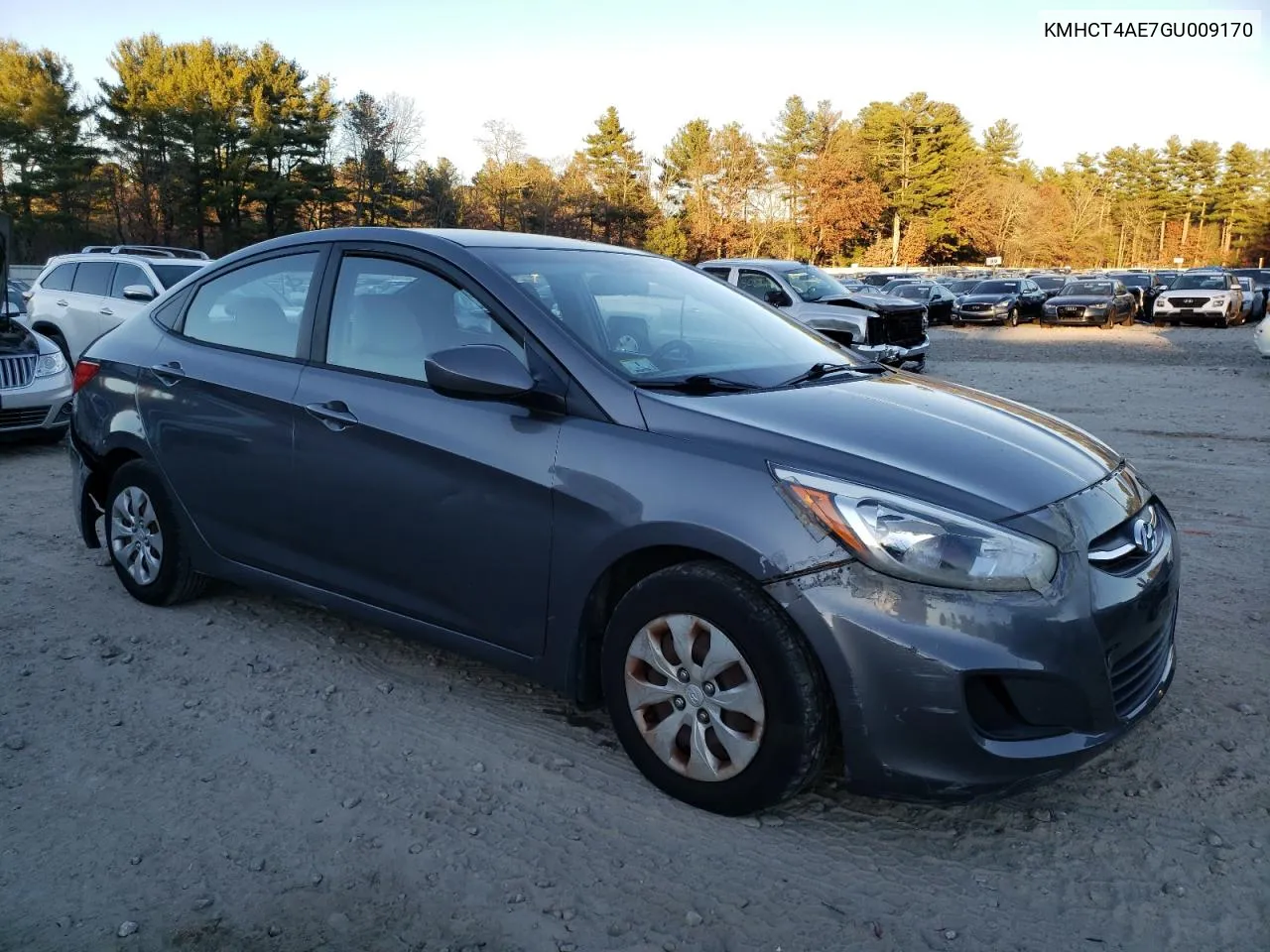 2016 Hyundai Accent Se VIN: KMHCT4AE7GU009170 Lot: 81484644