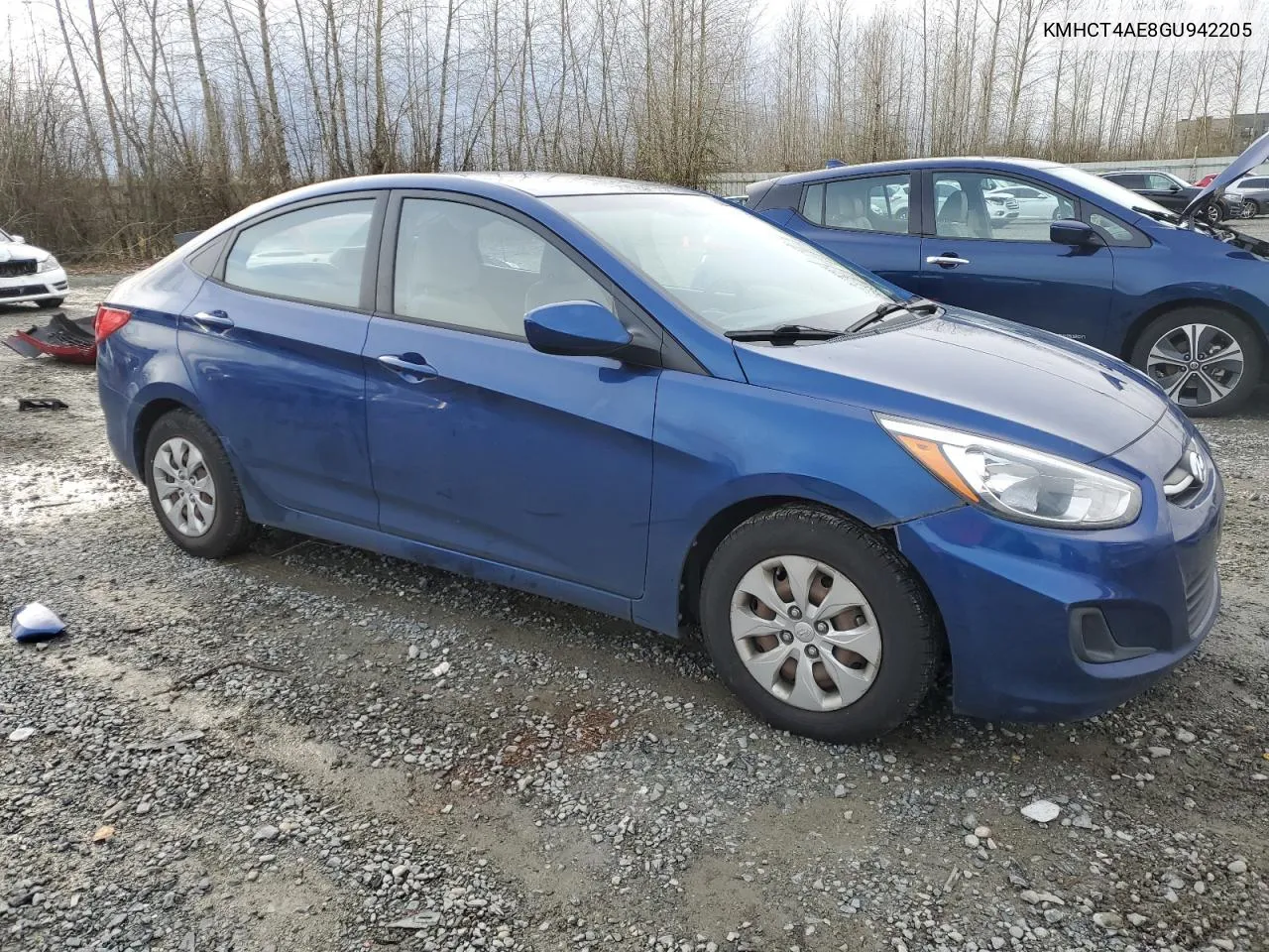 2016 Hyundai Accent Se VIN: KMHCT4AE8GU942205 Lot: 81908254