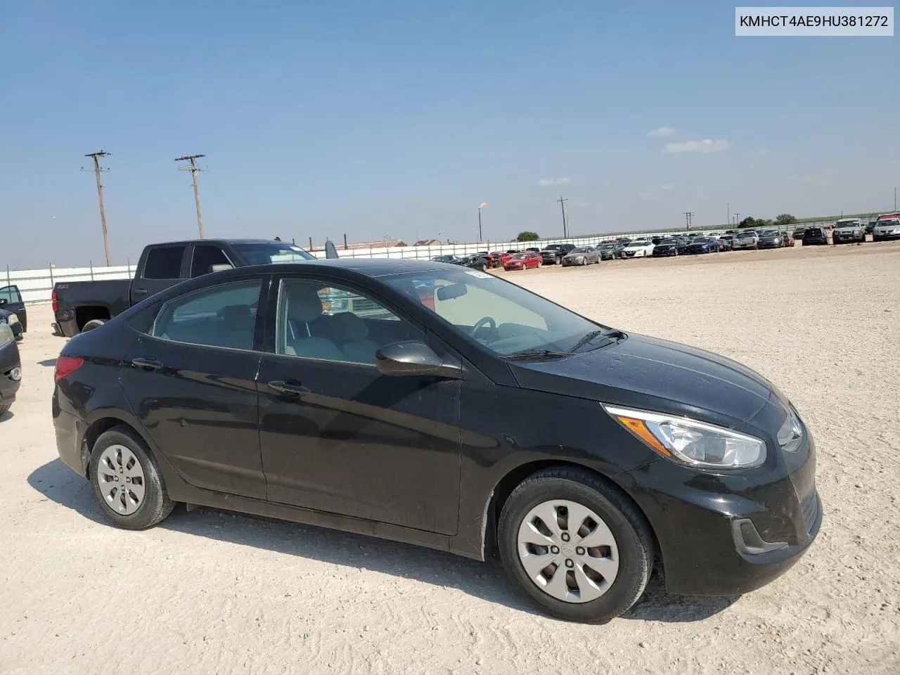 2017 Hyundai Accent Se VIN: KMHCT4AE9HU381272 Lot: 58465064