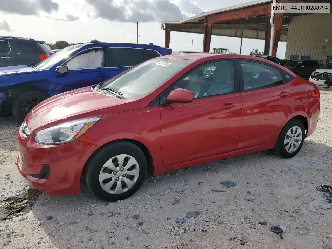 KMHCT4AE1HU288794 2017 Hyundai Accent Se