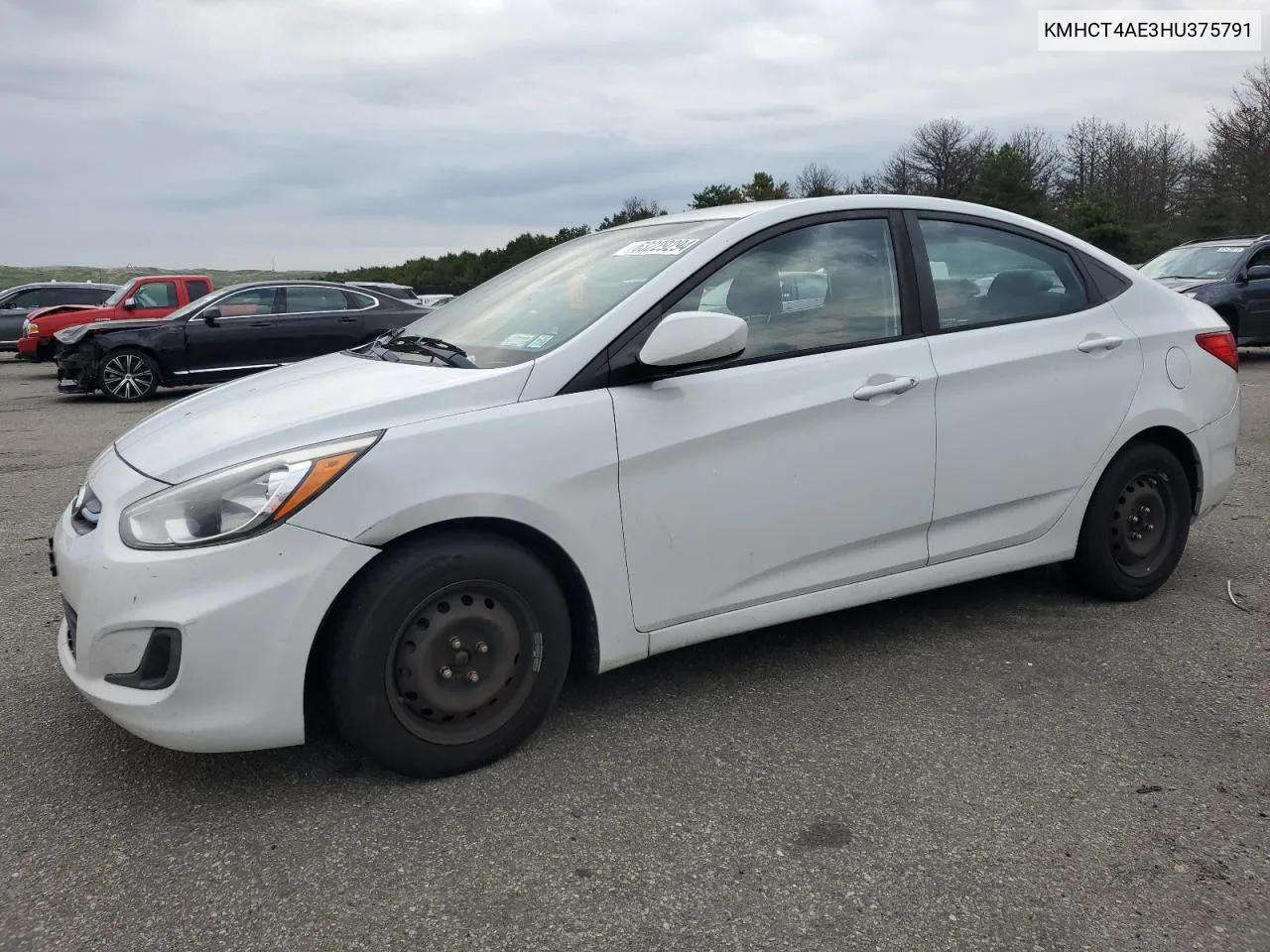 2017 Hyundai Accent Se VIN: KMHCT4AE3HU375791 Lot: 63229294